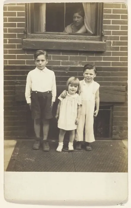 Framed Print : Portrait of three children, about 1926. Creator: John Frank Keith Framed Print : Portrait of three children, about 1926. Creator: John Frank Keith