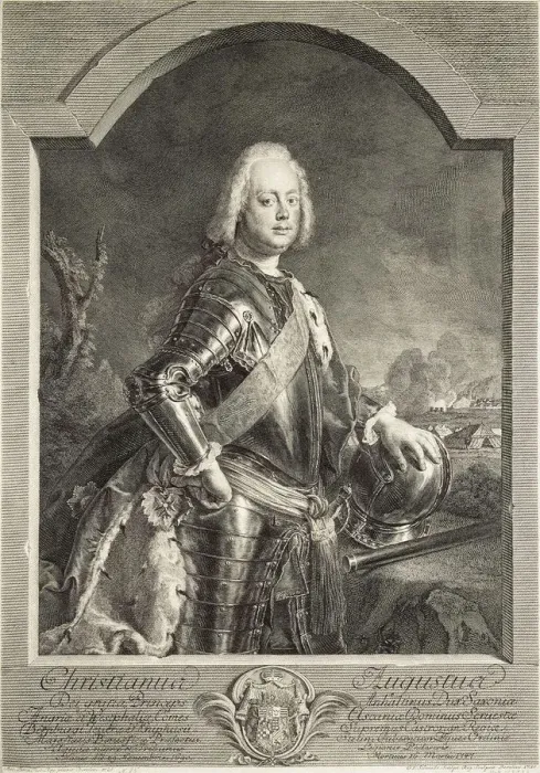 Framed Print : Portrait of Christian August, Prince of Anhalt-Zerbst (1690-1747), 1750 Framed Print : Portrait of Christian August, Prince of Anhalt-Zerbst (1690-1747), 1750