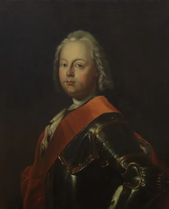 Framed Print : Portrait of Christian August, Prince of Anhalt-Zerbst (1690-1747), Second Half of the 18th cen. Creator: Anonymous Framed Print : Portrait of Christian August, Prince of Anhalt-Zerbst (1690-1747), Second Half of the 18th cen. Creator: Anonymous