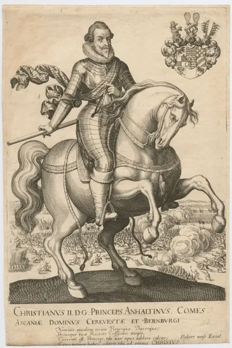 Framed Print : Portrait of Christian I, Prince of Anhalt-Bernburg (1568-1630), 1630 Framed Print : Portrait of Christian I, Prince of Anhalt-Bernburg (1568-1630), 1630