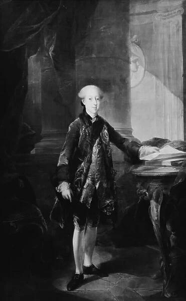 Portrait of Christian VII as crown prince, 1762. Creator: Carl Gustaf Pilo