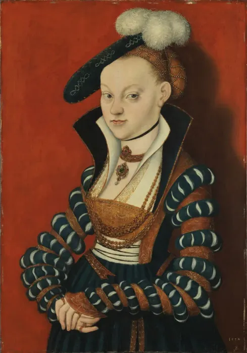 Framed Print : Portrait of Christiane of Eulenau, 1534 Framed Print : Portrait of Christiane of Eulenau, 1534