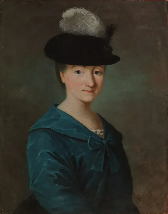 Framed Print : Portrait of Christina Agatha Silfersparre, 1760-1769. Creator: Nils Schillmark Framed Print : Portrait of Christina Agatha Silfersparre, 1760-1769. Creator: Nils Schillmark