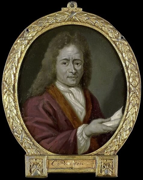 Portrait of Christoffel Pierson, Poet in Gouda, 1700-1732. Creator: Arnoud van Halen