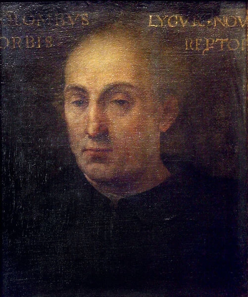 Portrait of Christopher Columbus, 1556. Artist: Dell Altissimo, Cristofano (1525-1605)