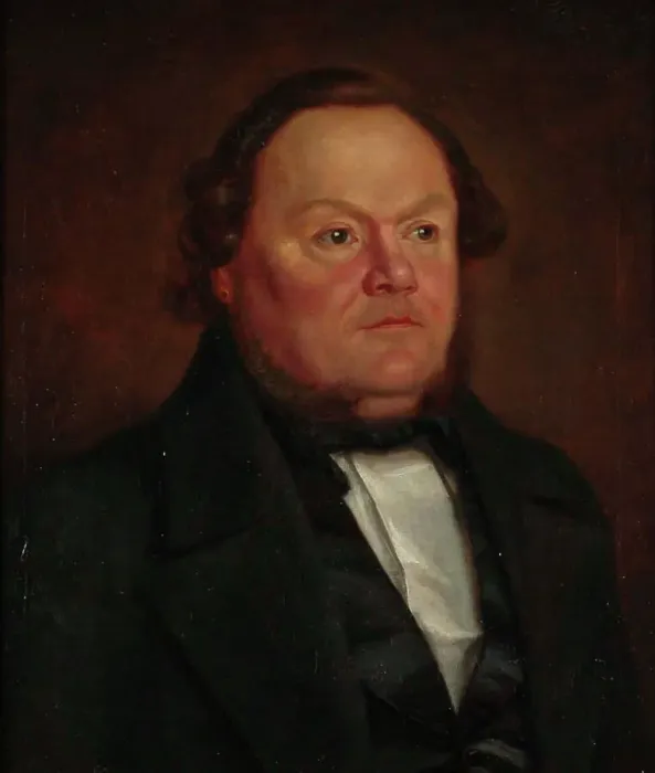 Framed Print : Portrait of the City Bailiff of Oulu, Jacob Forss, 1849. Creator: Oskar Nylander Framed Print : Portrait of the City Bailiff of Oulu, Jacob Forss, 1849. Creator: Oskar Nylander