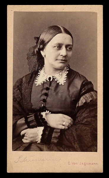 Portrait of Clara Schumann (1819-1896), 1866