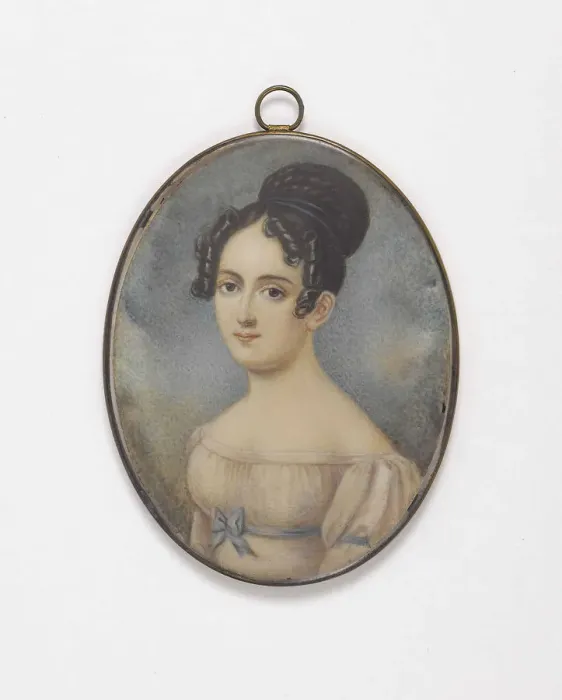 Framed Print : Portrait of Clara Wieck-Schumann (1819-1896), c. 1830 Framed Print : Portrait of Clara Wieck-Schumann (1819-1896), c. 1830