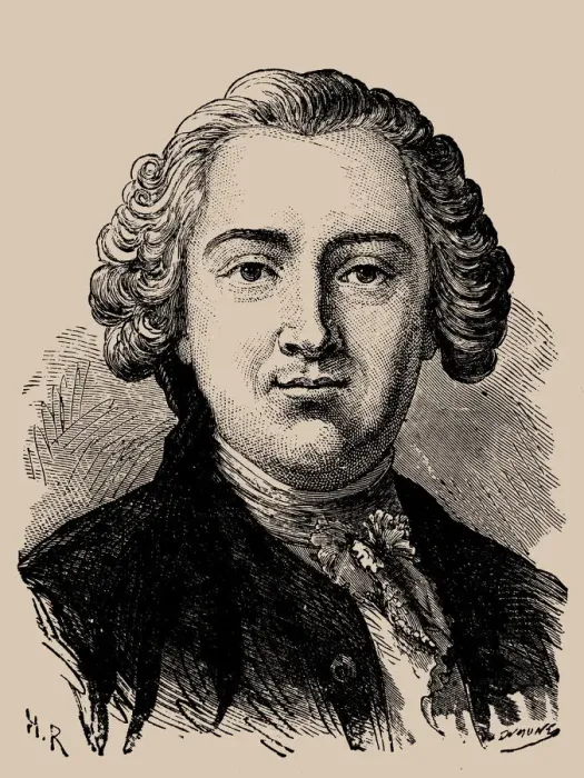 Framed Print : Portrait of Claude Adrien Helvetius (1715-1771), 1889 Framed Print : Portrait of Claude Adrien Helvetius (1715-1771), 1889