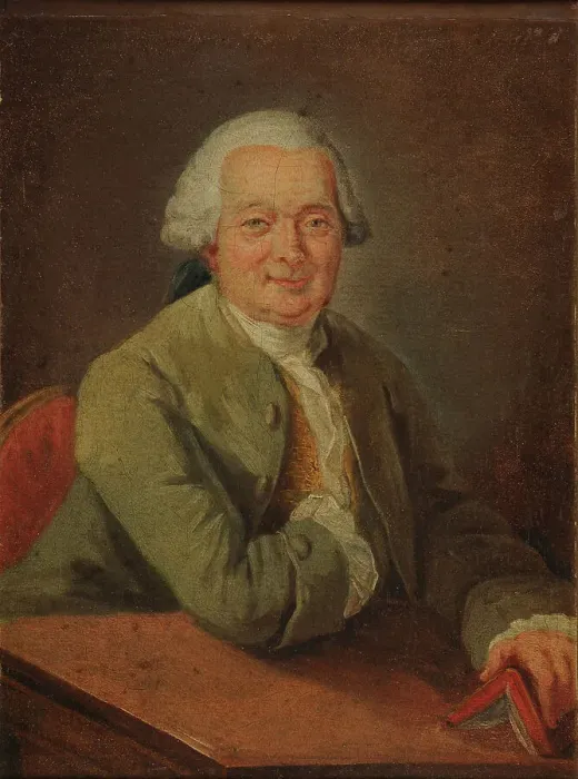 Framed Print : Portrait of Claude Adrien Helvétius (1715-1771). Creator: Lassalle, Émile (1813-1871) Framed Print : Portrait of Claude Adrien Helvétius (1715-1771). Creator: Lassalle, Émile (1813-1871)