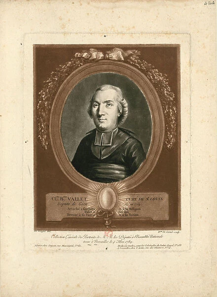 Portrait of Claude-Benjamin Vallet (1754-1826), 1789