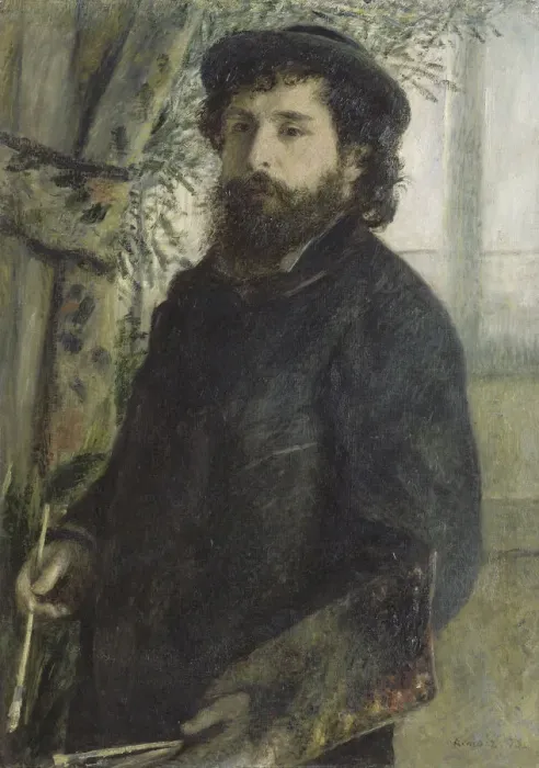 Framed Print : Portrait of Claude Monet, 1875. Artist: Renoir, Pierre Auguste (1841-1919) Framed Print : Portrait of Claude Monet, 1875. Artist: Renoir, Pierre Auguste (1841-1919)