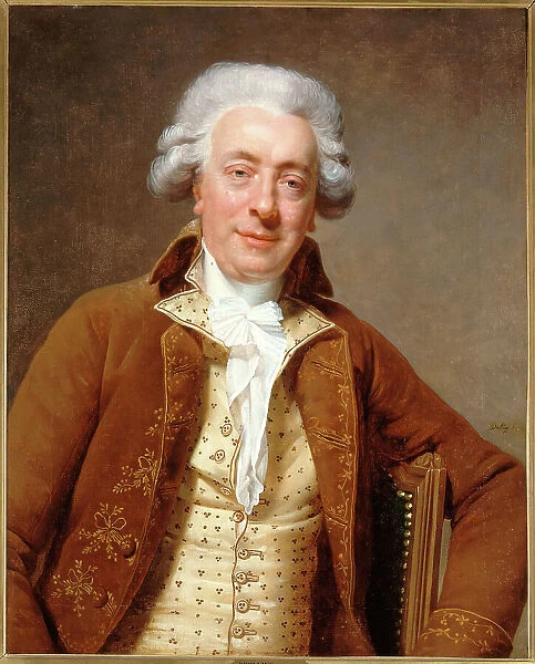 Portrait of Claude-Nicolas Ledoux (1736-1806), architect, c1785. Creator: Michel Martin Drolling