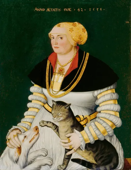 Framed Print : Portrait of Cleophea Holzhalb, nee Krieg von Bellikon, 1538 Framed Print : Portrait of Cleophea Holzhalb, nee Krieg von Bellikon, 1538