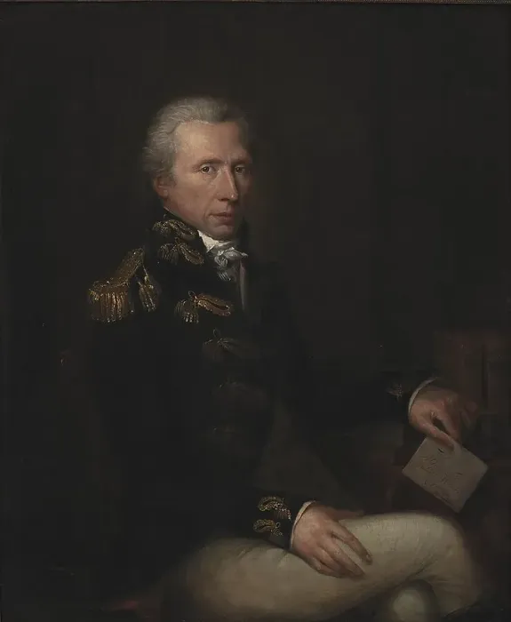 Framed Print : Portrait of the Collector Consul Hans West, 1804. Creator: Charles Pierre Verhulst Framed Print : Portrait of the Collector Consul Hans West, 1804. Creator: Charles Pierre Verhulst