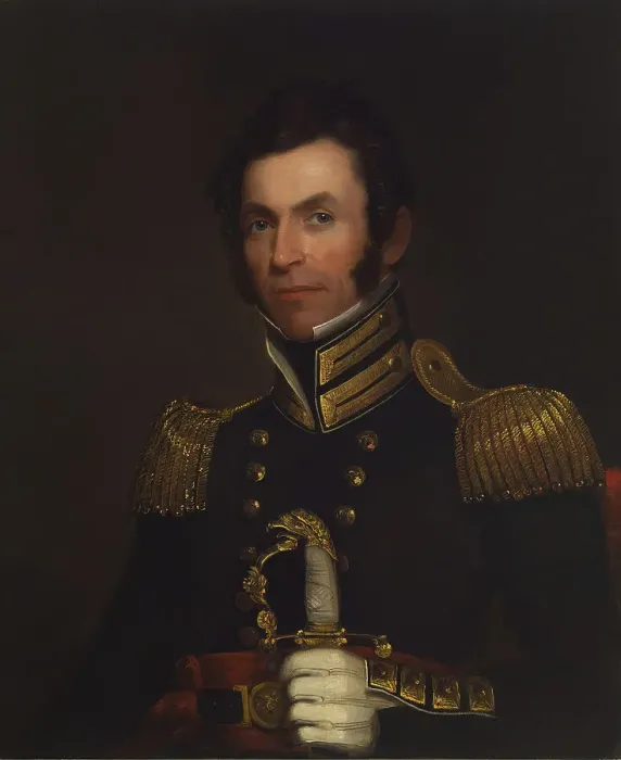 Framed Print : Portrait of Colonel Alexander Smith (1790-1858), 1833. Creator: Alfred Jacob Miller Framed Print : Portrait of Colonel Alexander Smith (1790-1858), 1833. Creator: Alfred Jacob Miller