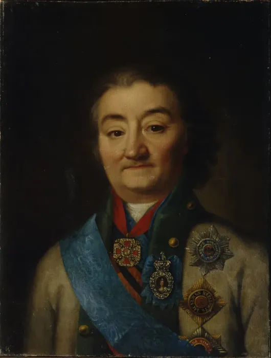 Framed Print : Portrait of the commander-in-chief of the fleet Count Alexey Grigoryevich Orlov of Chesma (1737?1808), Late 18th cent Artist: Anonymous Framed Print : Portrait of the commander-in-chief of the fleet Count Alexey Grigoryevich Orlov of Chesma (1737?1808), Late 18th cent Artist: Anonymous