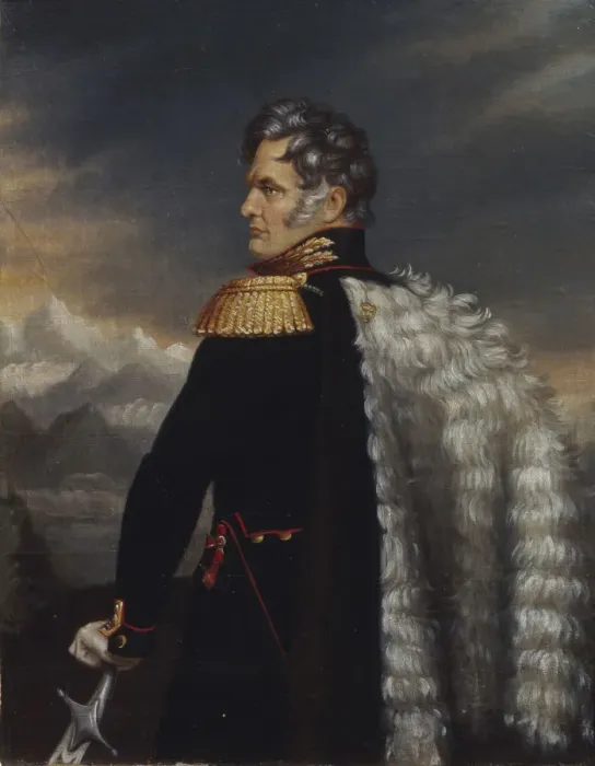 Framed Print : Portrait of the commander-in-chief of the Russian Army on the Caucasus Aleksey Yermolov (1777-1861), 1825. Artist: Anonymous, 18th century Framed Print : Portrait of the commander-in-chief of the Russian Army on the Caucasus Aleksey Yermolov (1777-1861), 1825. Artist: Anonymous, 18th century