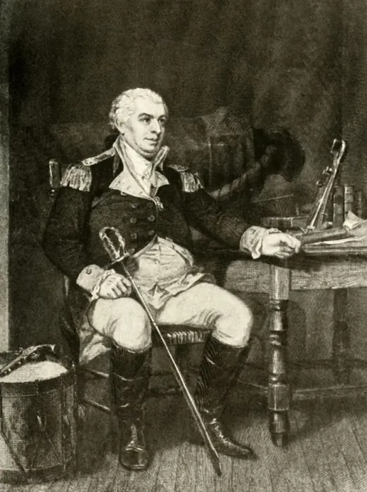 Framed Print : A portrait of Commodore Barry of the United States Navy, c1780, (1937). Creator: Unknown Framed Print : A portrait of Commodore Barry of the United States Navy, c1780, (1937). Creator: Unknown