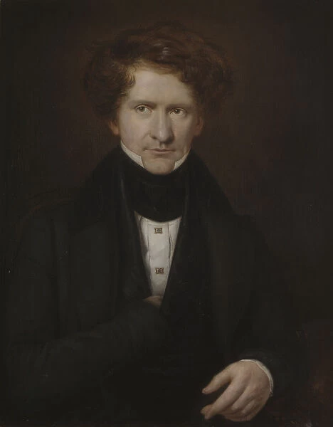 Portrait of the composer Adolf Fredrik Lindblad (1801-1878), 1835