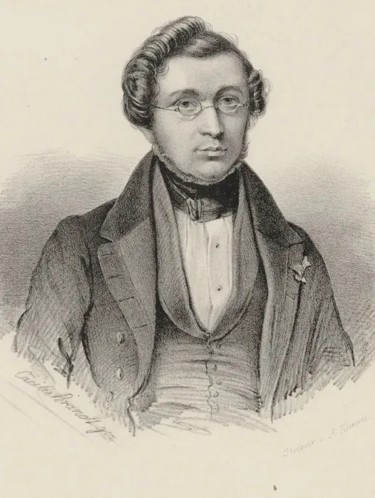 Framed Print : Portrait of the composer Adolphe Adam (1803-1856) Framed Print : Portrait of the composer Adolphe Adam (1803-1856)