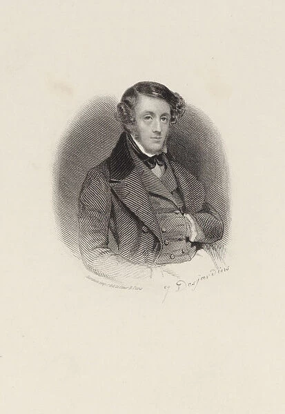 Portrait of the composer Albert Grisar (1808-1869), 1835