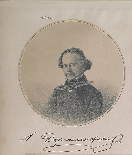 Portrait of the composer Alexander Dargomyschski (1813-1869), 1853. Creator: Timm, Wassili (George Wilhelm) (1820-1895)