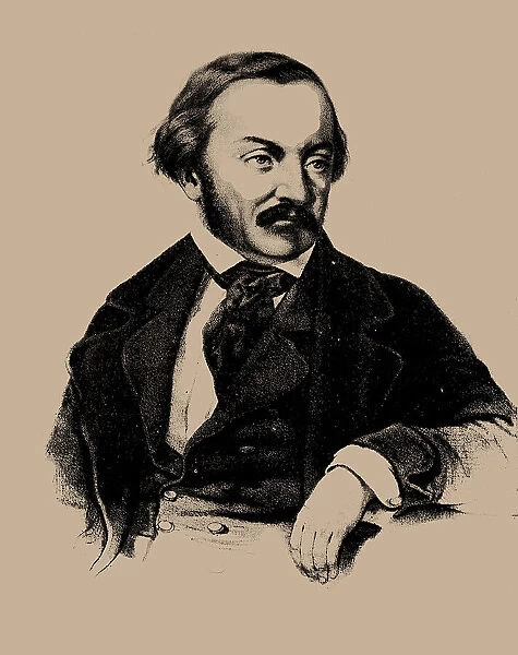 Portrait of the composer Alexander Egorovich Varlamov (1801-1848). Creator: Anonymous