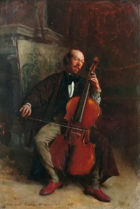 Framed Print : Portrait of the composer Alexandre Batta (1816-1902). Artist: Meissonier, Ernest Jean Louis (1815-1891) Framed Print : Portrait of the composer Alexandre Batta (1816-1902). Artist: Meissonier, Ernest Jean Louis (1815-1891)