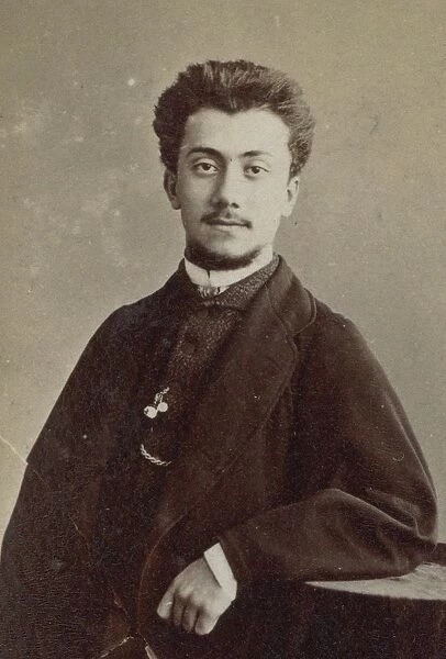 Portrait of the composer Alexandre Luigini (1850-1906). Creator: Nadar, Gaspard-Felix