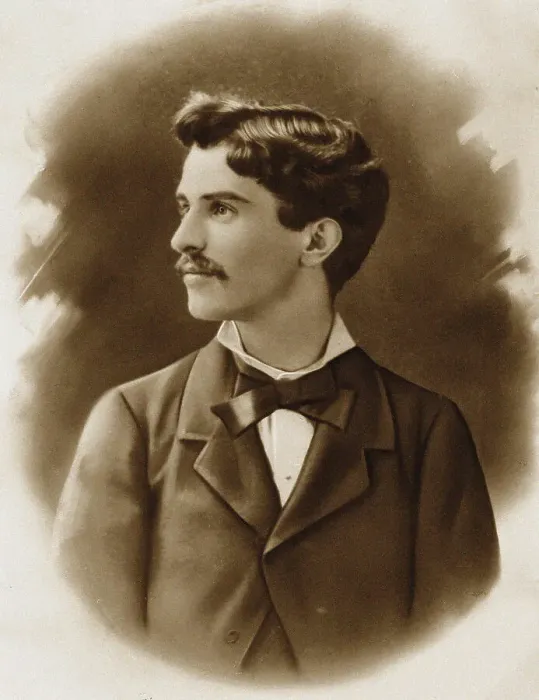 Framed Print : Portrait of the composer Alfredo Catalani (1854-1893). Creator: Anonymous Framed Print : Portrait of the composer Alfredo Catalani (1854-1893). Creator: Anonymous