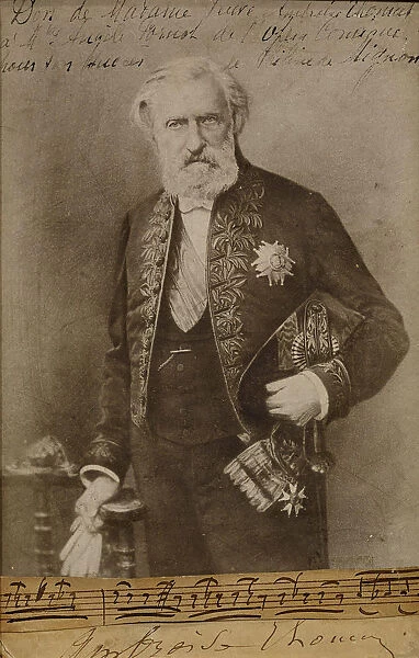 Portrait of the composer Ambroise Thomas (1811-1896), 1890s