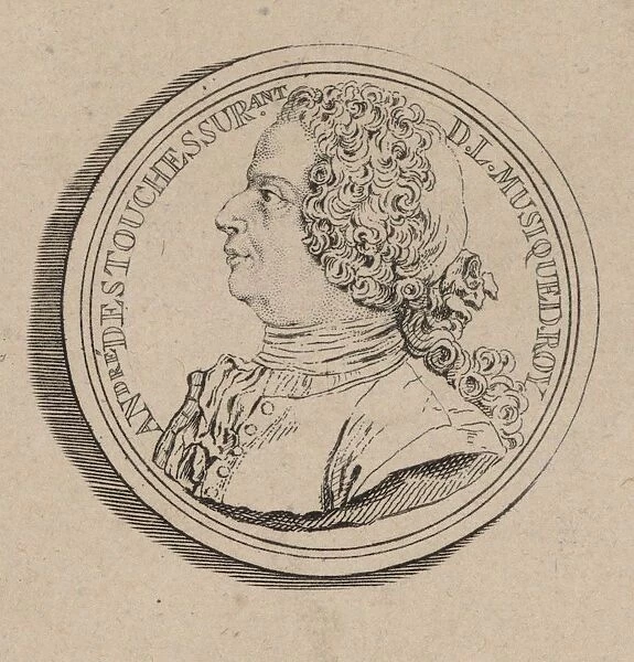 Portrait of the composer Andre-Cardinal Destouches (1672-1749), 1732