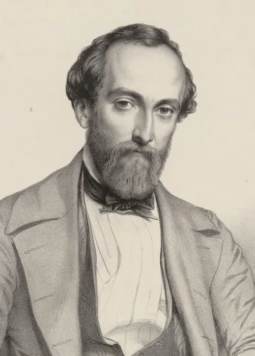 Framed Print : Portrait of the Composer Antoine Francois Marmontel (1816-1898). Creator: Alophe Framed Print : Portrait of the Composer Antoine Francois Marmontel (1816-1898). Creator: Alophe