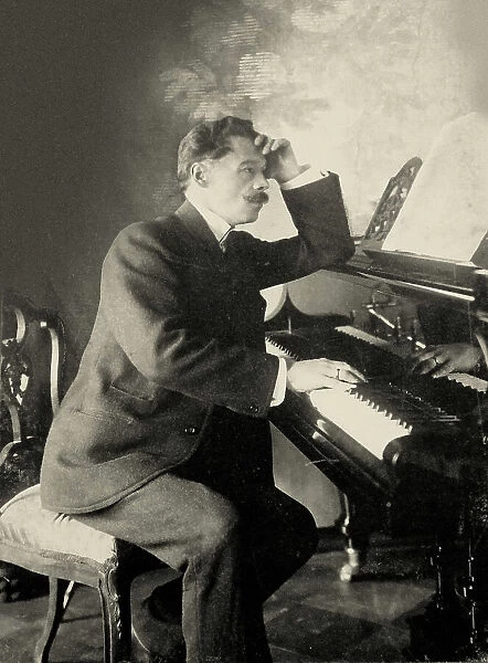 Portrait of the Composer Anton Arensky (1861-1906). Creator: Photo studio H. Rentz & F. Schrader. Portrait of the Composer Anton Arensky (1861-1906). Creator: Photo studio H. Rentz & F. Schrader