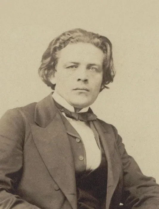 Framed Print : Portrait of the composer Anton Rubinstein (1829-1894), ca 1860-1870. Creator: Desmaisons Framed Print : Portrait of the composer Anton Rubinstein (1829-1894), ca 1860-1870. Creator: Desmaisons