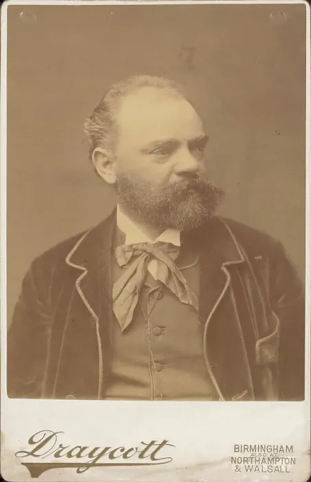 Framed Print : Portrait of the composer Antonin Dvorak (1841-1904), 1884-1885. Creator: Photo studio Draycott, Birmingham Framed Print : Portrait of the composer Antonin Dvorak (1841-1904), 1884-1885. Creator: Photo studio Draycott, Birmingham