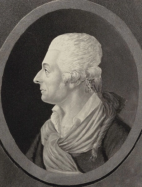 Portrait of the composer Antonio Sacchini (1730-1786), 1810. Creator: Quenedey, Edmé