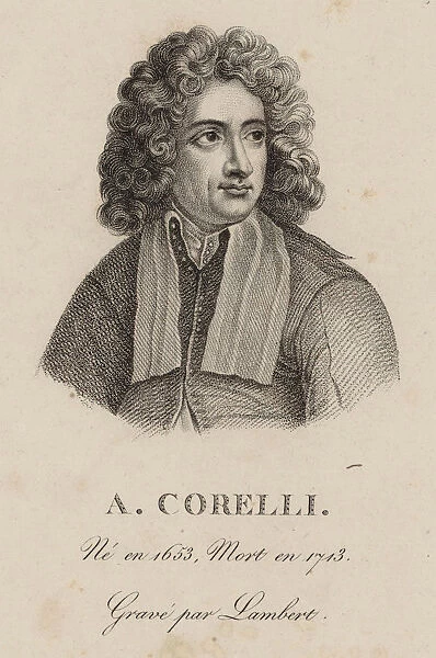 Portrait of the composer Arcangelo Corelli (1653-1713)