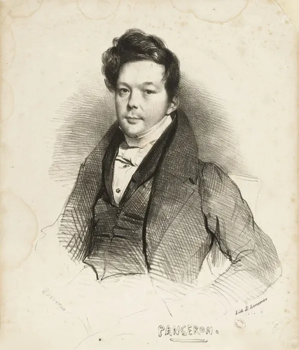 Framed Print : Portrait of the composer Auguste-Mathieu Panseron (1796-1859), 1832 Framed Print : Portrait of the composer Auguste-Mathieu Panseron (1796-1859), 1832