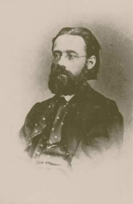 Framed Print : Portrait of the composer Bedrich Smetana, 1866. Creator: Anonymous Framed Print : Portrait of the composer Bedrich Smetana, 1866. Creator: Anonymous