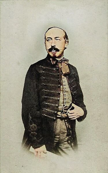 Portrait of the composer Béla Kéler (1820-1882), 1865. Creator: Photo studio Ottilie Wigand, Wiesbaden