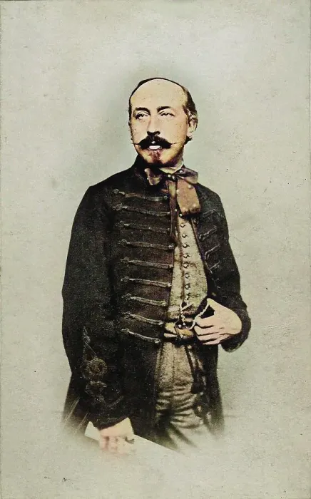 Framed Print : Portrait of the composer Béla Kéler (1820-1882), 1865. Creator: Photo studio Ottilie Wigand, Wiesbaden
