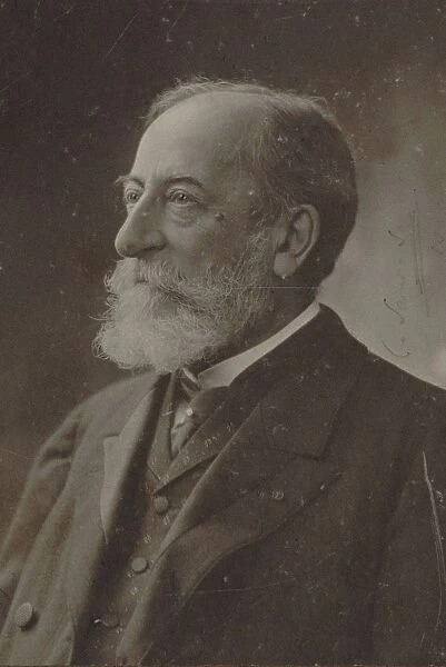 Portrait of the composer Camille Saint-Saens (1835-1921), 1910. Creator: Photo studio Nadar