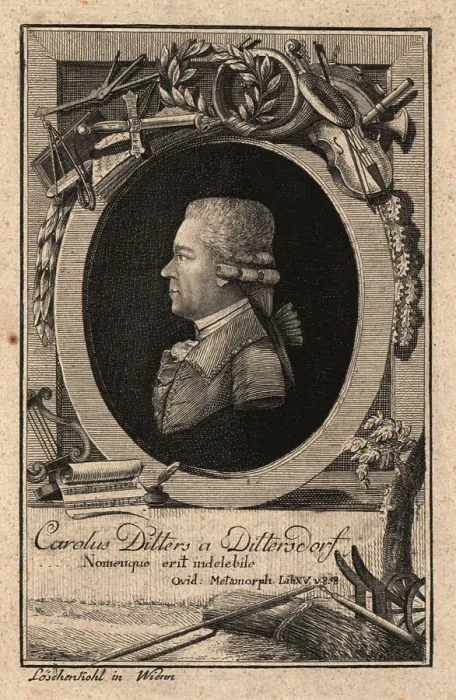 Framed Print : Portrait of the composer Carl Ditters von Dittersdorf (1739-1799), 1786. Creator: Loeschenkohl, Johann Hieronymus (1753-1807) Framed Print : Portrait of the composer Carl Ditters von Dittersdorf (1739-1799), 1786. Creator: Loeschenkohl, Johann Hieronymus (1753-1807)