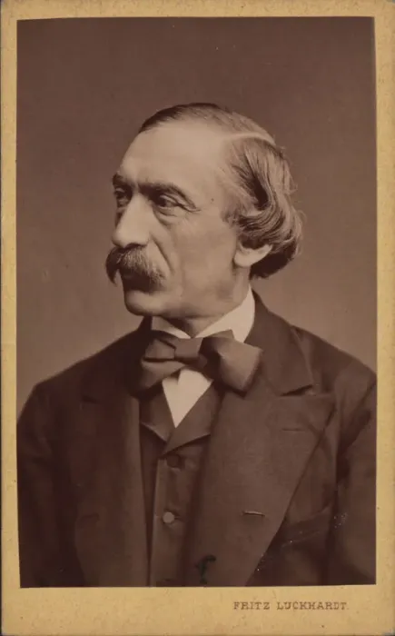 Framed Print : Portrait of the composer Carl Evers (1819-1875), before 1875 Framed Print : Portrait of the composer Carl Evers (1819-1875), before 1875