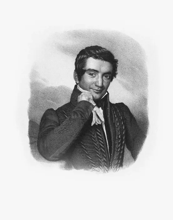 Framed Print : Portrait of the composer Cesare Pugni (1802-1870). Creator: Anonymous Framed Print : Portrait of the composer Cesare Pugni (1802-1870). Creator: Anonymous