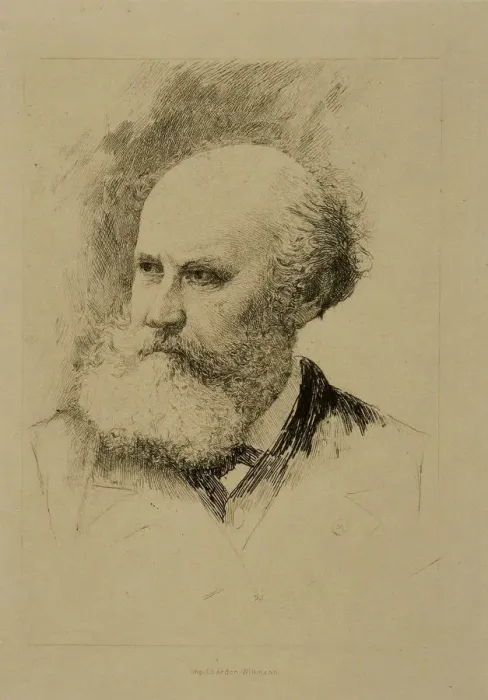Framed Print : Portrait of the composer Charles Gounod (1818-1893)