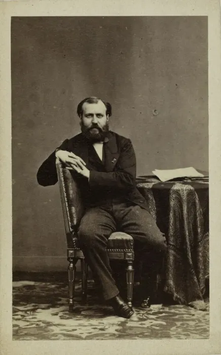 Framed Print : Portrait of the composer Charles Gounod (1818-1893). Creator: Disderi Framed Print : Portrait of the composer Charles Gounod (1818-1893). Creator: Disderi
