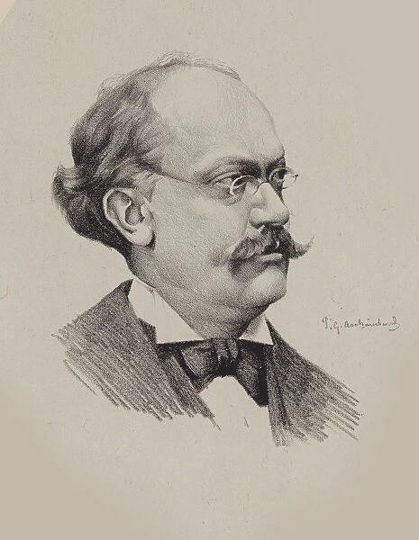 Portrait of the Composer Charles Lecocq (1832-1918). Creator: Archainbaud, P. G